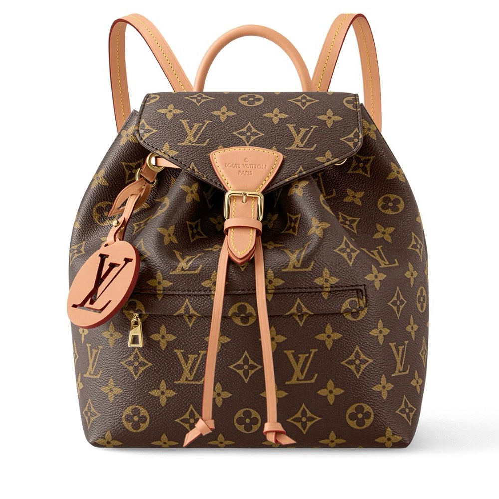 BRAND NEW Louis Vuitton Montsouris PM Monogram Canvas Leather Backpack Bag